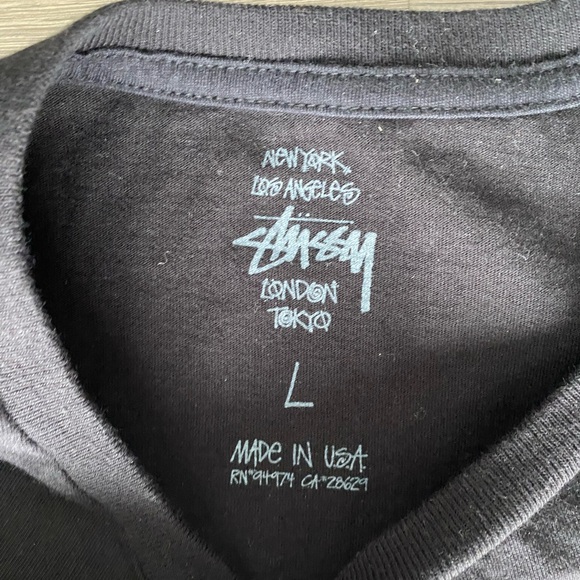 Vintage Stussy Graphic Tee Sz.L - Picture 2 of 5